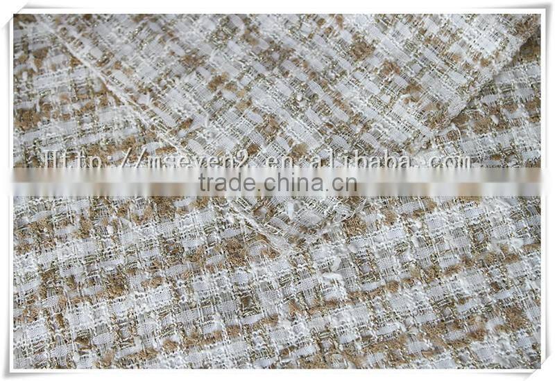 Wholesale Polyester wool tweed sherwani fabric for winter garment