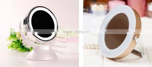Manufacturer wholesale Double Sides Cosmetic Mirror, LED Type LED mirror