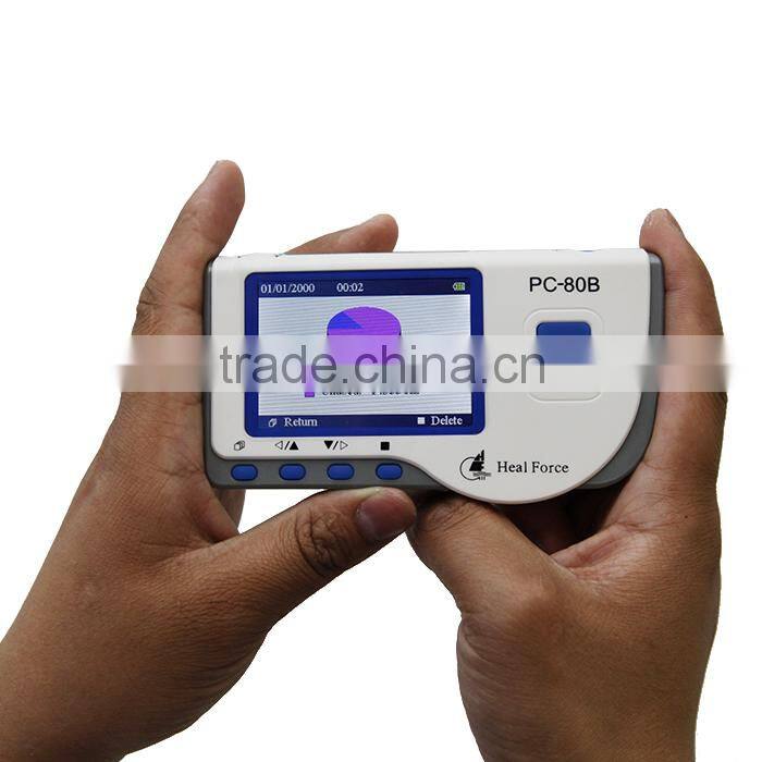 New arrival .Portable / Handheld Color Screen ECG EKG Heart Monitor PC-80B model -Maggie