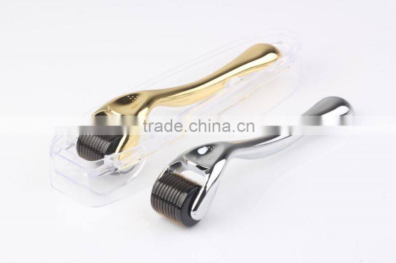 Microneedle Skin Roller 540 Needles Silver Derma Roller for Wrinkle Removal