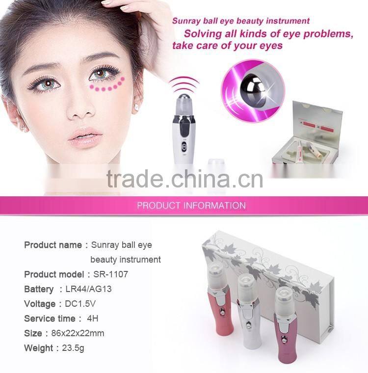 Best quality handheld multi-funcation eye massager with the scaffolds