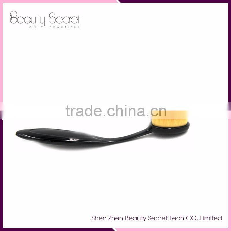 2016 Hot selling high quality professional oval single makeup brush