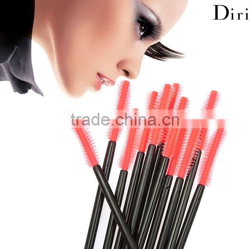 Disposable Curved Silicone Head Eyelash Mascara Brush