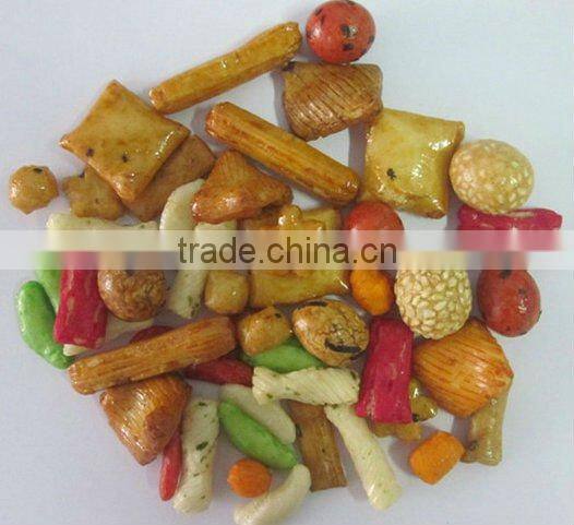 Japanese rice crackers mixed