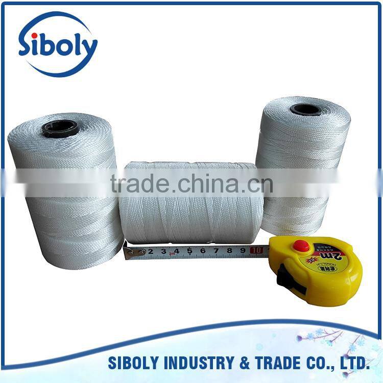 210d twisted 100% polyester twine for fishing net twine