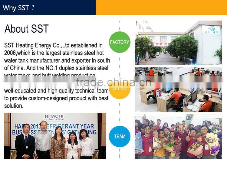 Welding robert solar commercial water heater