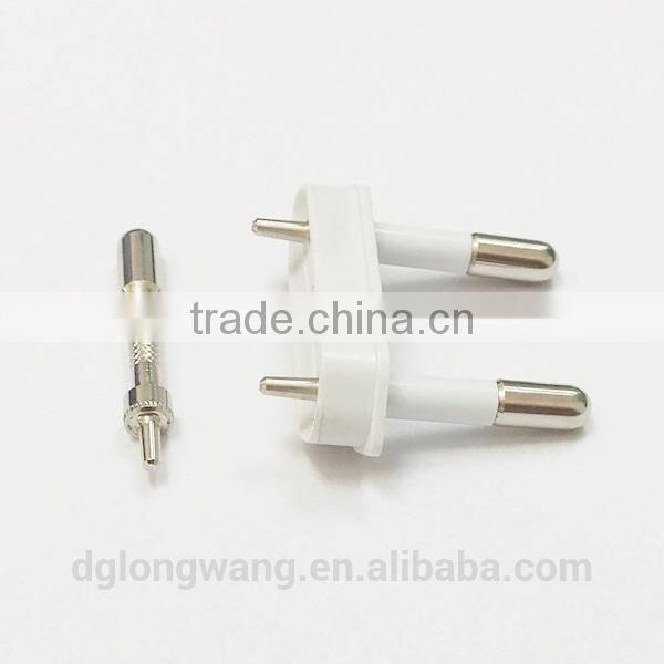 Factory price with custom CNC turning electroplate brass hollow pin insert