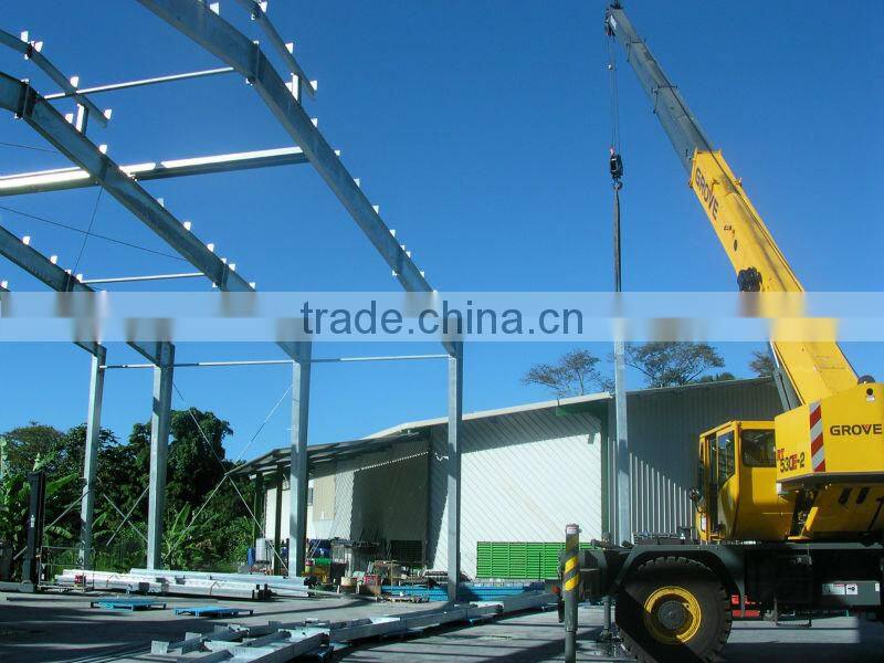 large span steel frame factory layout design