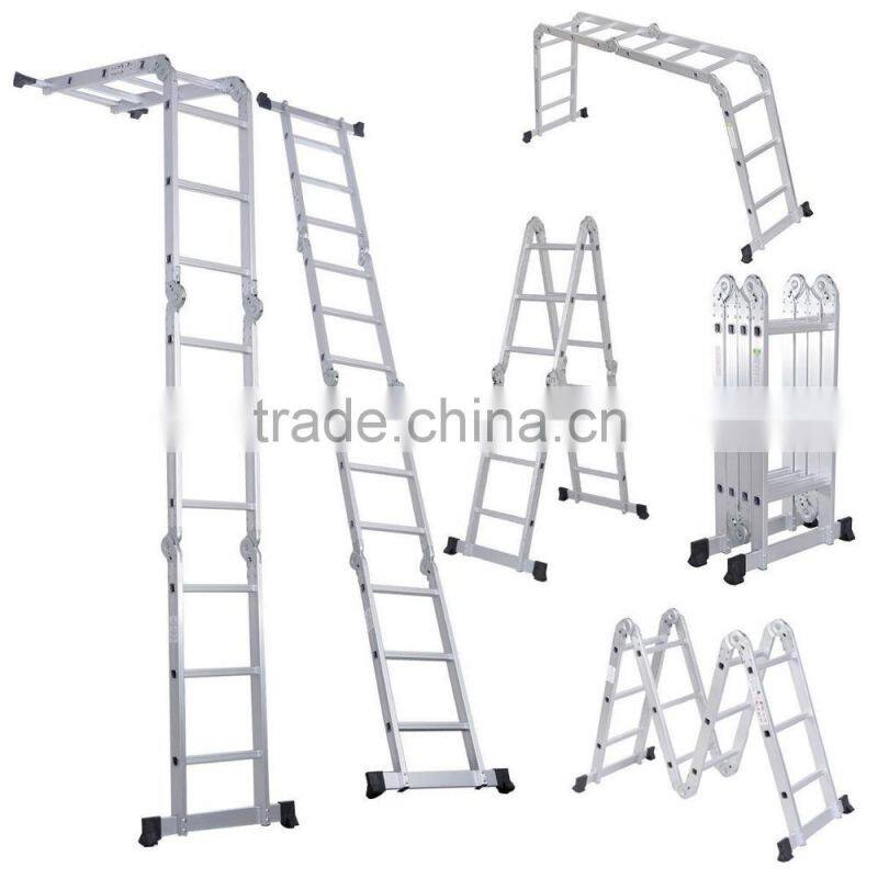 Scaffold Extendable Heavy Duty Multi Purpose Aluminum Ladder Folding Step Ladder