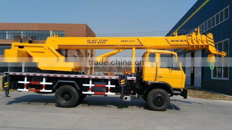 telescopic section boom 8 ton truck crane