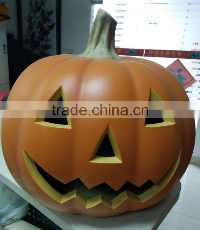 OEM Blow Molding Plstic Halloween Pumpkin Lanterns LED Light Christmas gift