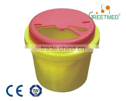 plastic medical needle disposal box