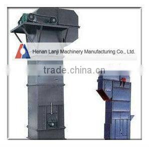 Large capacity concrete bucket elevator machine for bulk mining materials
