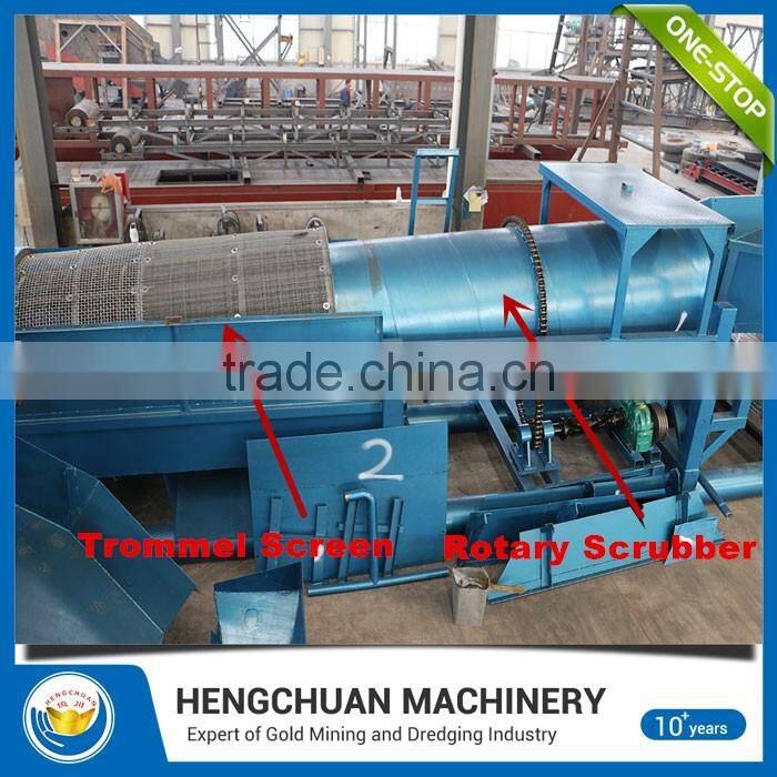 New design Small Gold Washing Plant Applied in Sudan OEM