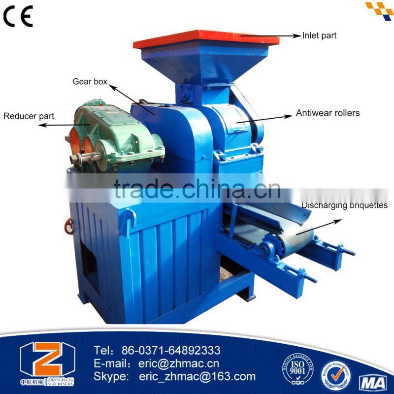 Environmental dry powder briquette machine