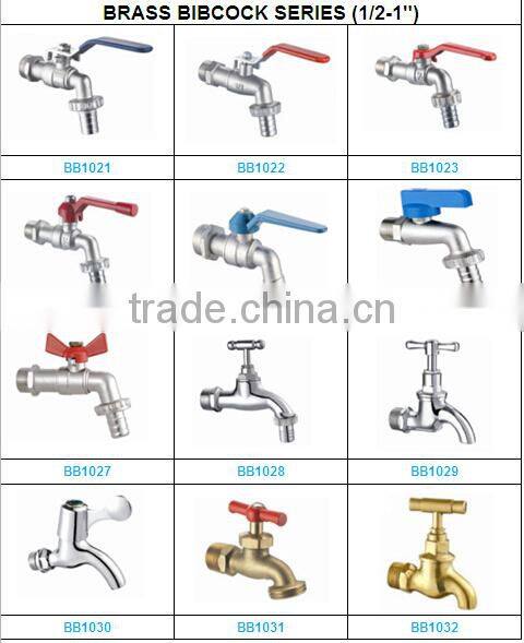 Brass Bibcock with Aluminum Handle