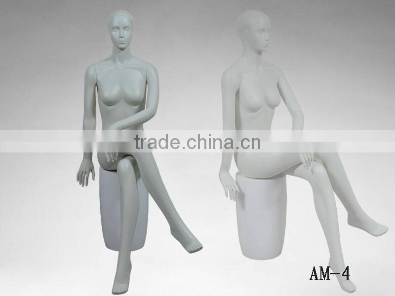 abstract sex female lying mannequin for swimswear window display