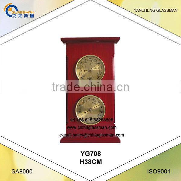 Weather Station With Wood Frame Barometer YG633F