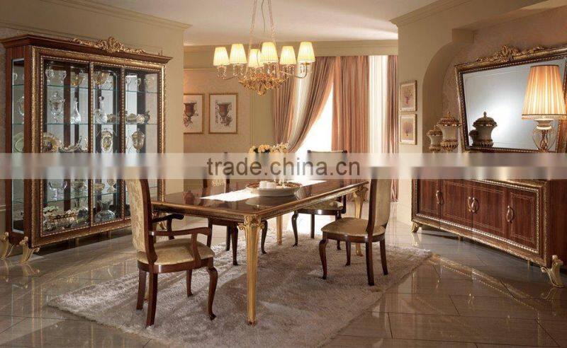 Luxurious Wooden Hand Made European Wine/Display Cabinet/Decoration Cabinet(MOQ=1 SET)