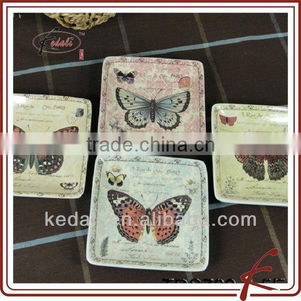 China Factory White Ceramic Porcelain Snack Dish Plant Dinner Set