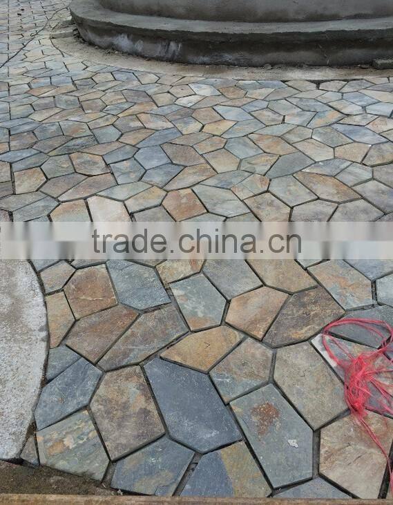 High quality natural meshed rustic slate flooring
