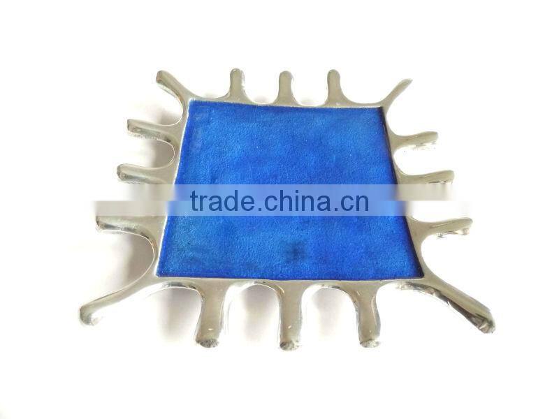 Recycled Aluminium Egg White Enamel Fruit Bowl