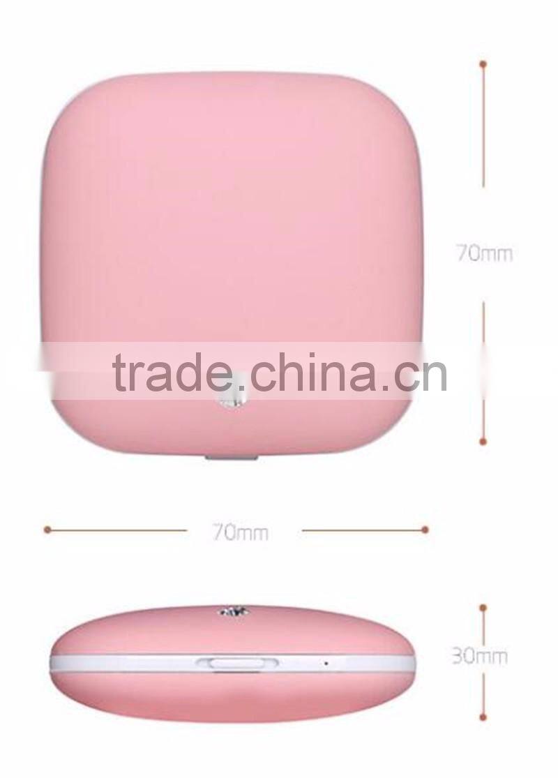 Creative carat USB charging mobile power Mini double sided fever Convenient hand warmer Multifunctional hand warmer
