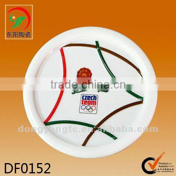 Hotsale High quality Thermal transfer printed decal durable ceramic pot holder, drink cup mat