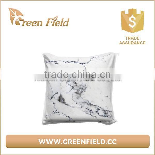 Eco-friendly washable paper fabric marble pillow cover