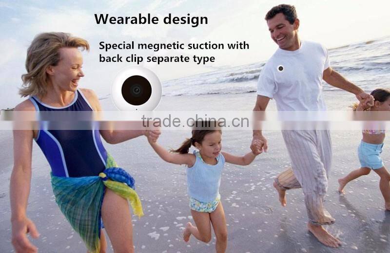New Arrival C2 Smart Cam 720P Battery Powered Wearable WIFI Wireless Hidden IP Camera