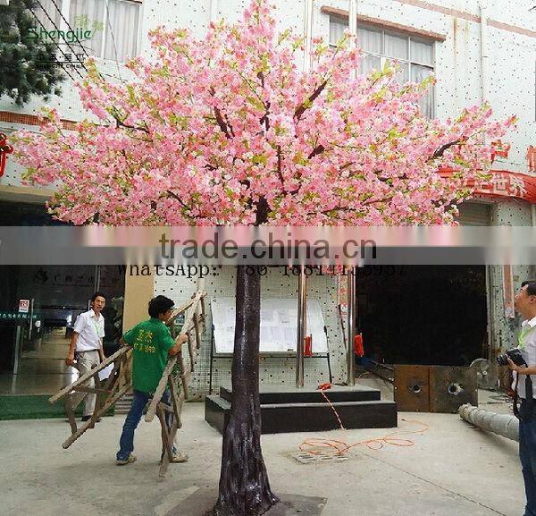 CHY011811 artificial peach blossom tree branches silk flower peach