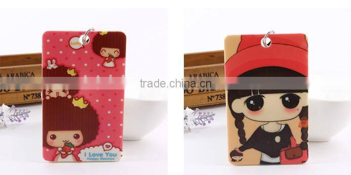 Wholesale Stock Small Order Cute Cartoon Key Ring Card Holder