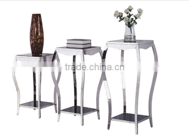 Simple Metal Mirroed Flower Vase Stand