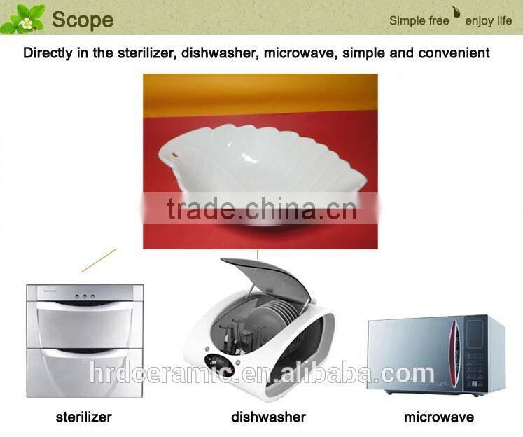 Stocked wholesale 24.3*16.8*5.8cm decorative leaf shape bowl