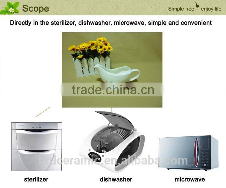 chinese ceramic sauce boat wholesale