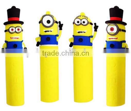 custom cartoon gift power bank 1200mAh to 2600mAh
