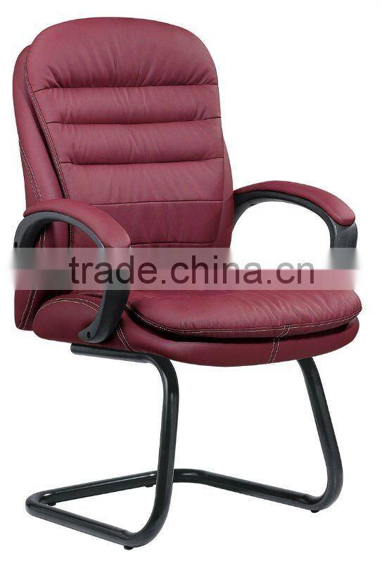 Popular soft pad leather upholstery high back chair 6039A