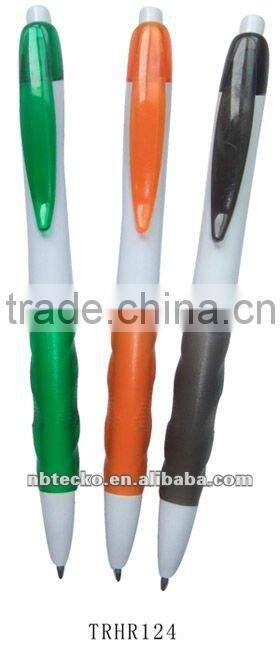 Plastic triangle ball pen for promotional