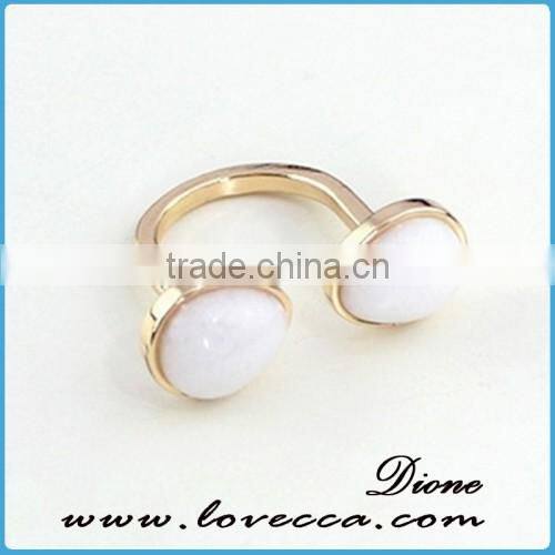 Alibaba Top Sale Natural Amethyst Bullet Shape Stone Vintage Pure Gold Ring for Woman