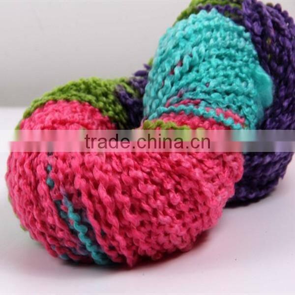 100% polyester fancy TT yarn 2S/3ply anti-pilling for doll hair