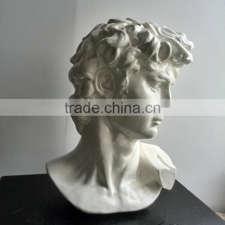 Polyresin character head decoration