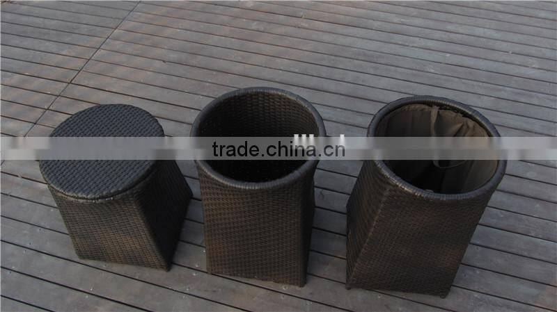 Cheap Alumi Garden PE Rattan Hamper Storage Boxs