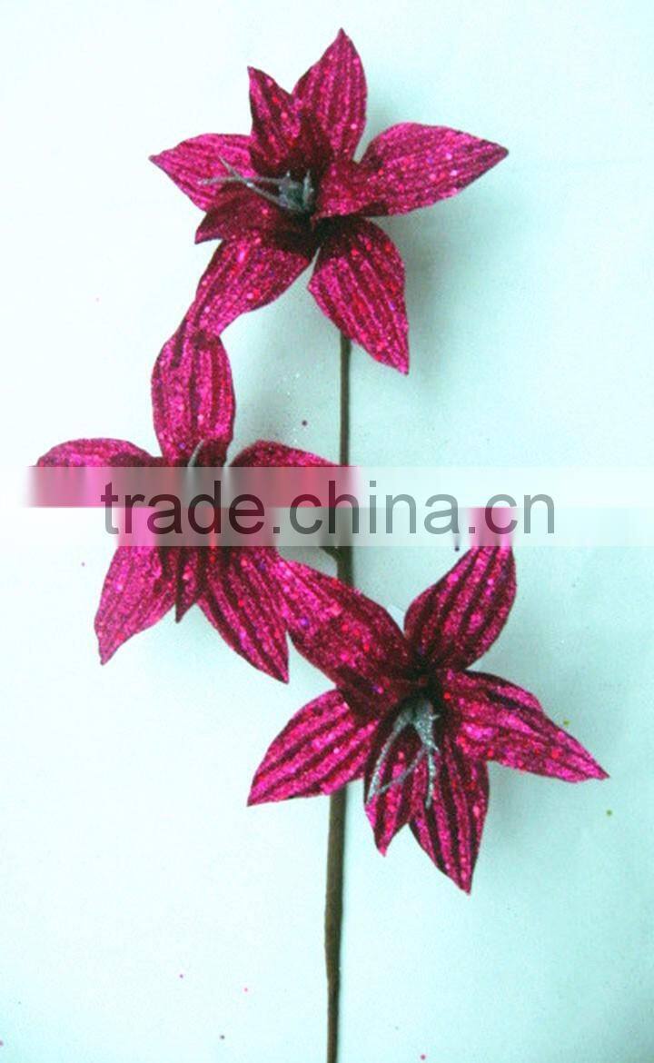 diy crafts christmas sales glitter twigs christmas flowers for christmas market