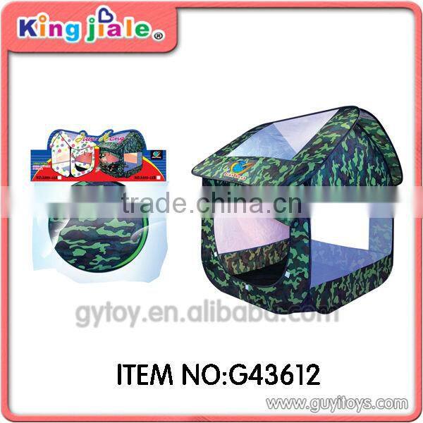 kids hanging play tent