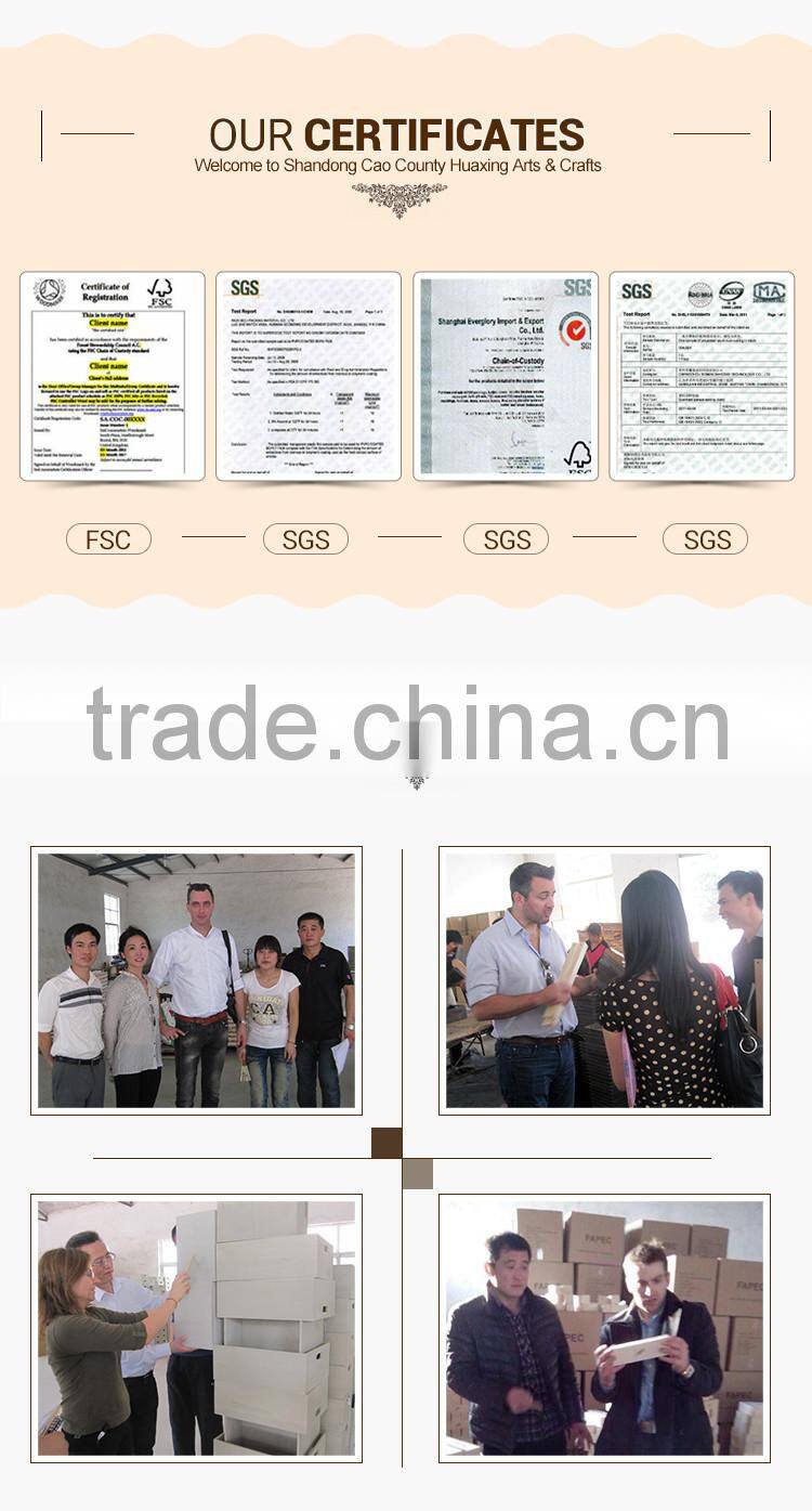 Living room furniture modern wooden drawer inserts with silk screen printed logo