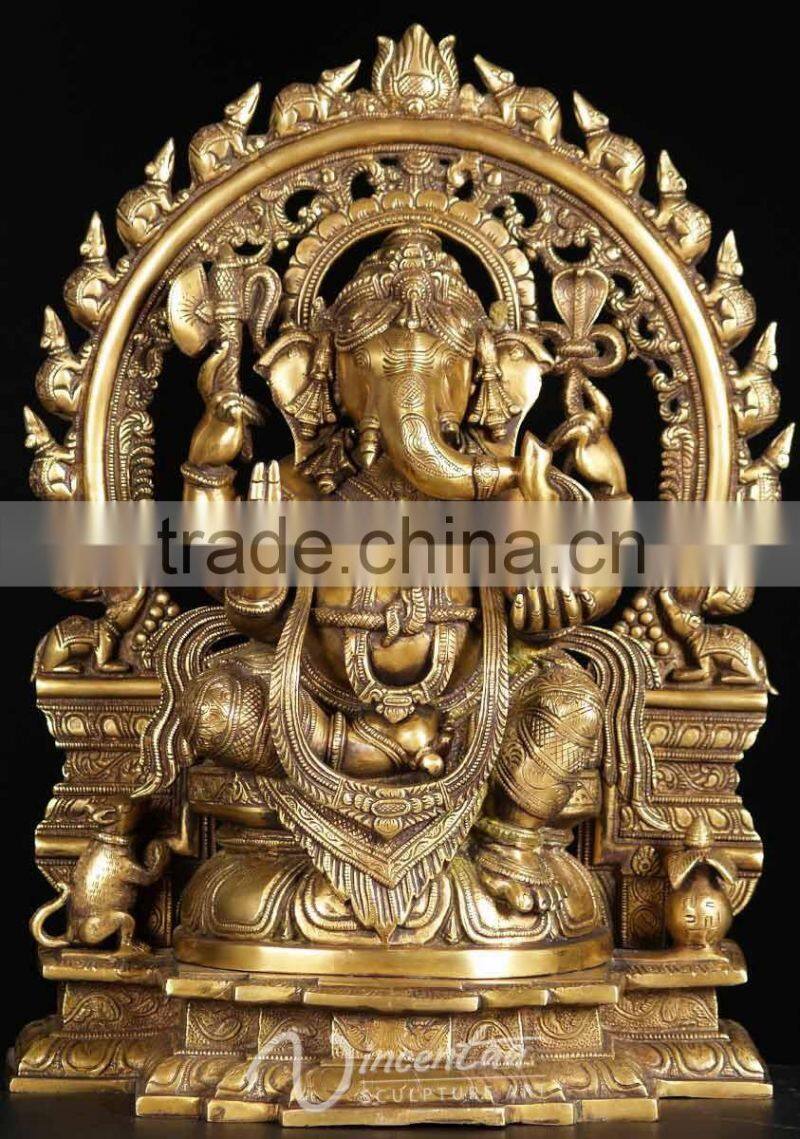 Hindu temple decoration antique metal bronze buhhda indonesian statues