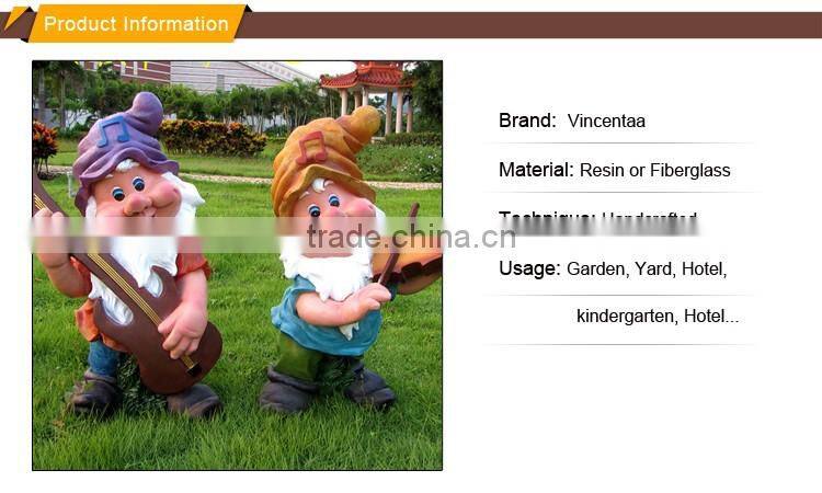 christmas garden statue decorations resin dwarf cartoon