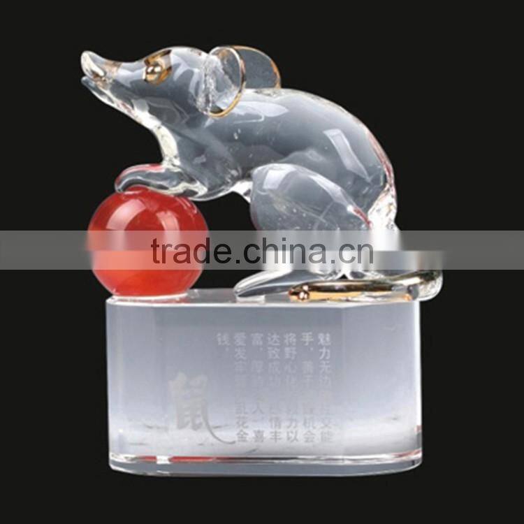 k9 crystal chinese zodiac animal figurines