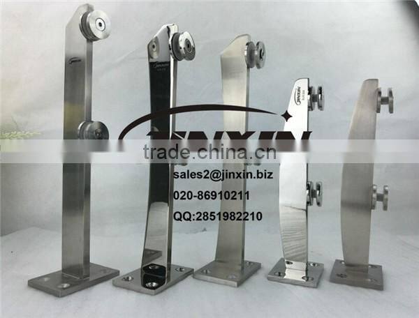 JINXIN custom 316 stainless steel spigots glass railing / glass fencing australia clamp