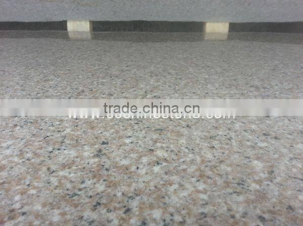 G681 Shrimp Red Granite step